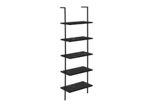 Load image into Gallery viewer, Bookshelf, Bookcase, Etagere, Ladder, 5 Tier, For Office, Marble Look Contemporary & Modern