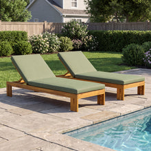 Load image into Gallery viewer, Outdoor Chaise Lounge With 5 Position Adjustable Backrest