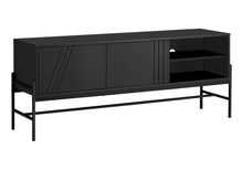 Load image into Gallery viewer, TV Stand, Modern Design Console, Media Entertainment Center, Storage Cabinet, Contemporary & Modern - Black