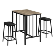 Load image into Gallery viewer, 3 Pieces Dining Set, Counter Height, Rectangular, Small, Contemporary & Modern