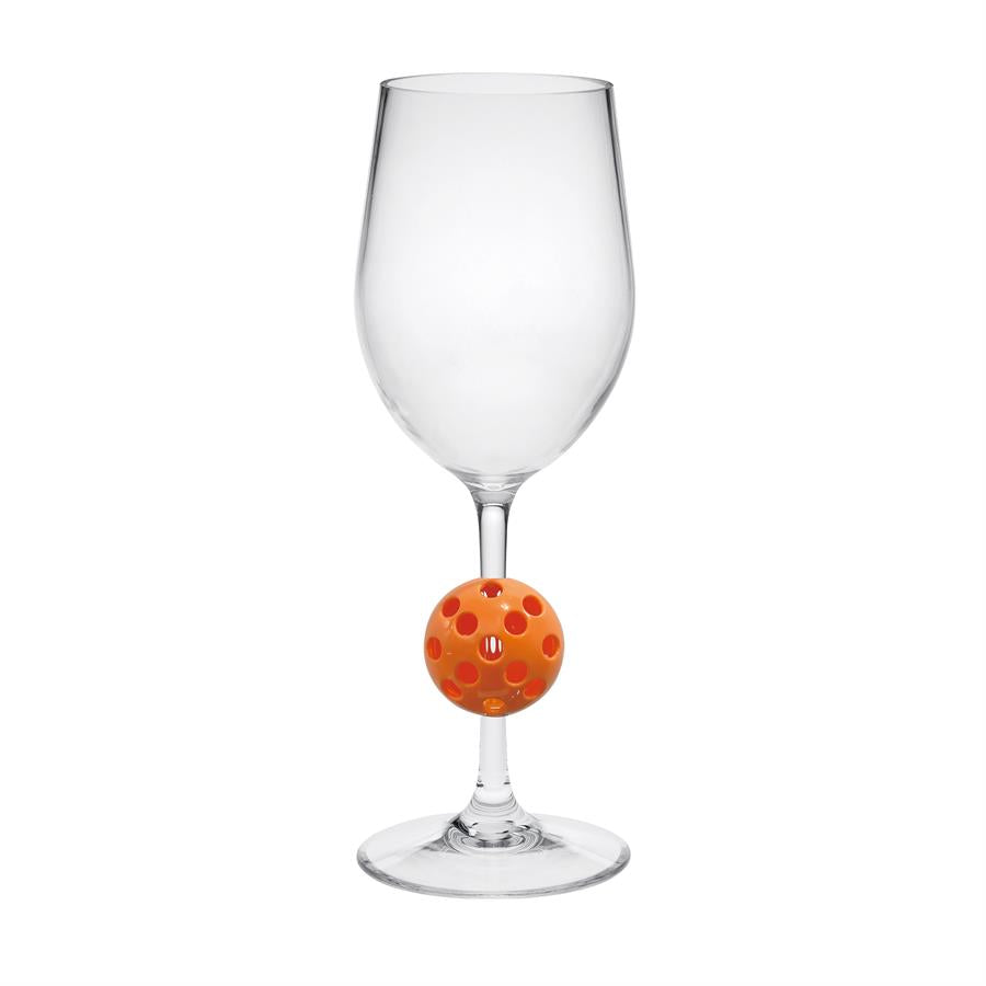 LeadingWare- 12 oz -Pickleball Stem Wine Glass  Sunrise Patios