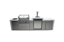 Load image into Gallery viewer, MONT ALPI 4-BURNER DELUXE ISLAND WITH A KEGERATOR-MAi400-DKEG