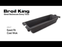 Load and play video in Gallery viewer, Broil King 69618 Cast Iron Wok for Imperial and Regal Grills