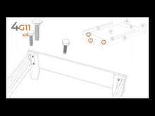 Load and play video in Gallery viewer, Hallityn - Platform Bed