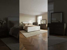 Load and play video in Gallery viewer, Radkin - Upholstered Panel Bed