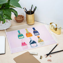 Load image into Gallery viewer, Deny Designs-Champagne Bottles Pink Acrylic Tray