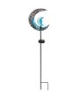 Load image into Gallery viewer, Filigree Blue Moon Solar Stake