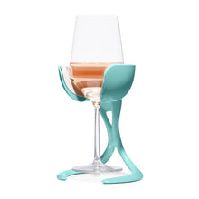 Load image into Gallery viewer, VoChill - Stemmed Wine Chiller - Cyan
