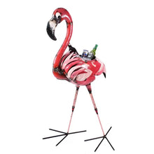 Load image into Gallery viewer, Florence the Flamingo Beverage Tub Pink – Handmade & Recycled