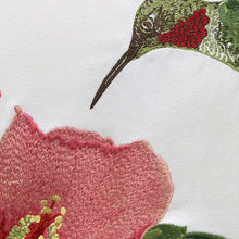 Load image into Gallery viewer, Rightside Design-Hummingbird & Hibiscus Indoor/Outdoor Pillow