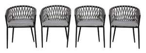 Palm Bliss Set of 4 Outdoor Dining Chairs