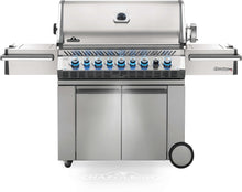 Load image into Gallery viewer, Napoleon Prestige PRO 665 Propane Gas Grill with Infrared Rear Burner and Infrared Side Burner and Rotisserie Kit