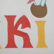 Load image into Gallery viewer, Rightside Design-Tiki Bar Embroidered Indoor/Outdoor Lumbar Pillow