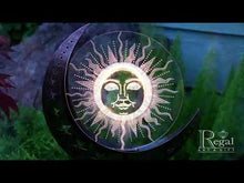 Load and play video in Gallery viewer, Illusion Solar Stake - Sun/Moon
