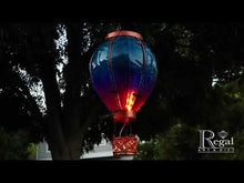 Load and play video in Gallery viewer, Hot Air Balloon Solar Lantern SM - Blue