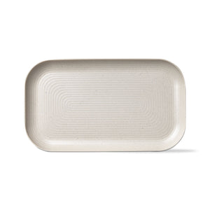 TAG-Brooklyn Melamine Rectangle Serving Platter - Cream