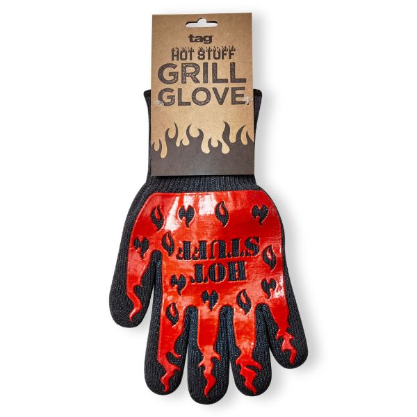 Tag Smokin Hot Grill Glove -Red