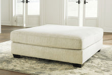 Load image into Gallery viewer, Rawcliffe - Oversized Accent Ottoman - Parchment
