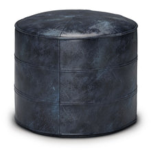 Load image into Gallery viewer, Connor - Handcrafted Round Pouf
