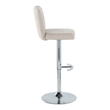 Load image into Gallery viewer, Henry - Contemporary Adjustable Barstool With Swivel &amp; Rounded T Footrest (Set of 2)
