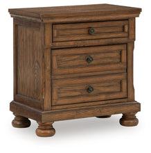 Load image into Gallery viewer, Zackaryn - Two Drawer Night Stand - Warm Brown
