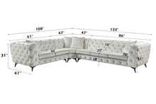 Load image into Gallery viewer, Atronia - Sectional Sofa With 4 Pillows - Beige
