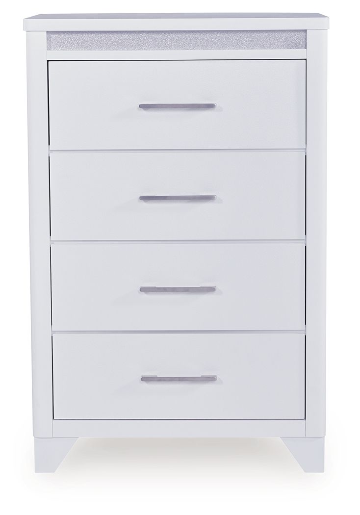 Jarlee - Four Drawer Chest - White