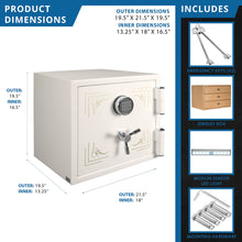 Load image into Gallery viewer, Keypad Fireproof Protection Jewelry Safe
