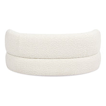 Load image into Gallery viewer, Shep - Curved Dog Sofa Bed Medium - Ivory White
