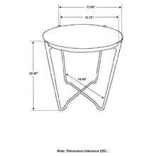 Load image into Gallery viewer, Kohala - Round Accent Side Table - Red
