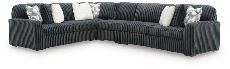 Midnight-Madness - 4 Piece Sectional