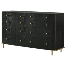 Load image into Gallery viewer, Anser - 8 Drawer Dresser - Black

