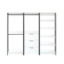 Load image into Gallery viewer, Fiona - Freestanding 3 Tower Closet System, 7 Shelf Walk-In - White
