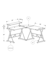 Load image into Gallery viewer, Computer Desk, Home Office, Corner, L Shape, Laptop, Durable Construction
