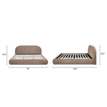 Load image into Gallery viewer, Archie Puffy Grounded - Upholstered Platform Bed

