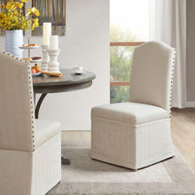 Load image into Gallery viewer, Dining Chair With Skirts (Set of 2) - Beige
