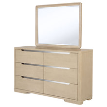 Load image into Gallery viewer, Mirador - 6 Drawer Dresser And Mirror Set - Light Oak

