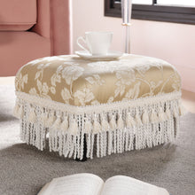 Load image into Gallery viewer, Fiona - Handcrafted Accent Footstool Ottoman
