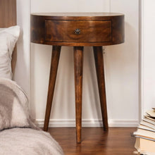 Load image into Gallery viewer, Semi Circle Nightstand - Chestnut
