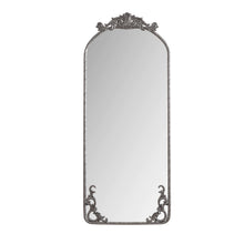 Load image into Gallery viewer, Full Body Arched Mirror With Vintage Carved Applique
