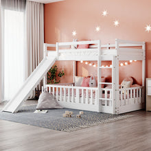 Load image into Gallery viewer, Functional Bunk Bed &amp; Convertible Ladder And Slide
