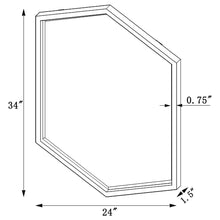 Load image into Gallery viewer, Cavendish - Hexagonal Wall Mirror - Gold
