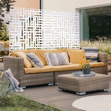 Load image into Gallery viewer, Decorative Freestanding Metal Privacy Screen For Indoor &amp; Outdoor Use
