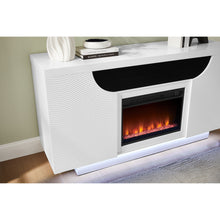 Load image into Gallery viewer, Alessia - Electric Fireplace With Multi Color LED And Flame Settings
