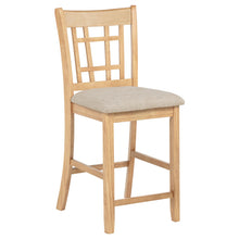 Load image into Gallery viewer, Davis - Counter Height Dining Chair Linen (Set of 2) - Light Oak
