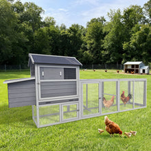 Load image into Gallery viewer, Large Outdoor Hen House With Run And Nesting Box Poultry Cage
