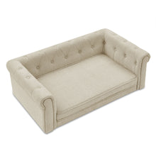 Load image into Gallery viewer, Modern Elegant Rectangle Pet Bed, Durable Elevated Dog Sofa
