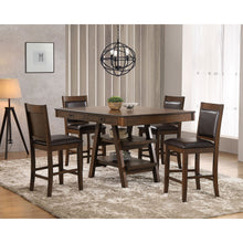 Load image into Gallery viewer, Ferrara - 5 Piece Counter Height Dining Set With Chairs - Walnut
