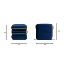 Load image into Gallery viewer, Monarch - Squared Upholstered Ottoman
