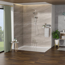 Load image into Gallery viewer, Multi Function Dual Shower Head System With 4.7" Rain Showerhead, 8 Function Hand Shower, Adjustable Slide Bar
